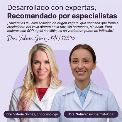 Raíza® - Reductor del crecimiento del vello de origen vegetal.